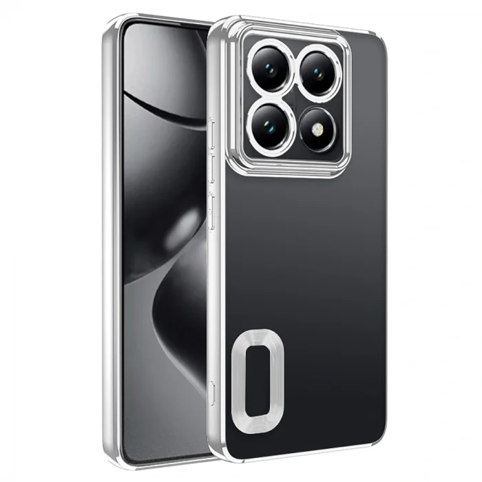 Xiaomi 14T Pro Kılıf Kamera Korumalı Logo Gösteren Omega Kapak