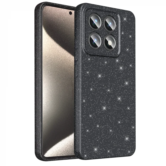 Xiaomi 14T Pro Kılıf Kamera Korumalı Simli Lüks Koton Kapak