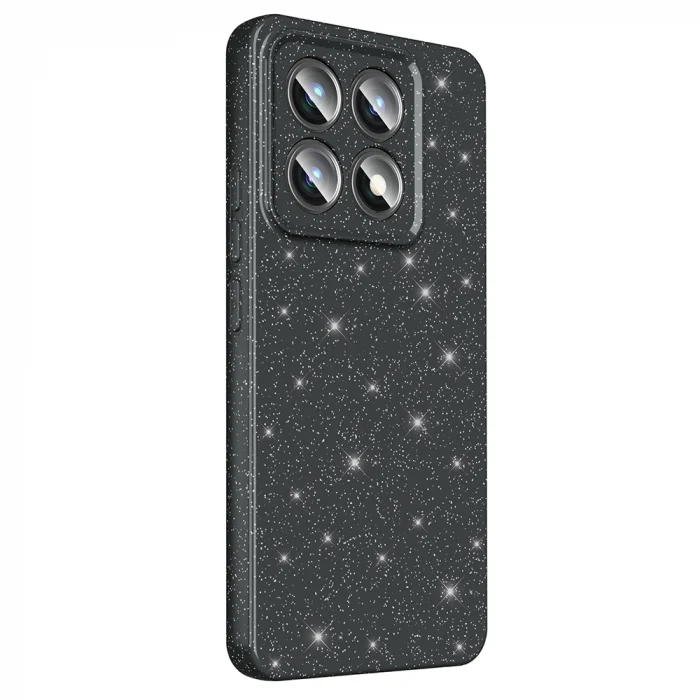 Xiaomi 14T Pro Kılıf Kamera Korumalı Simli Lüks Koton Kapak