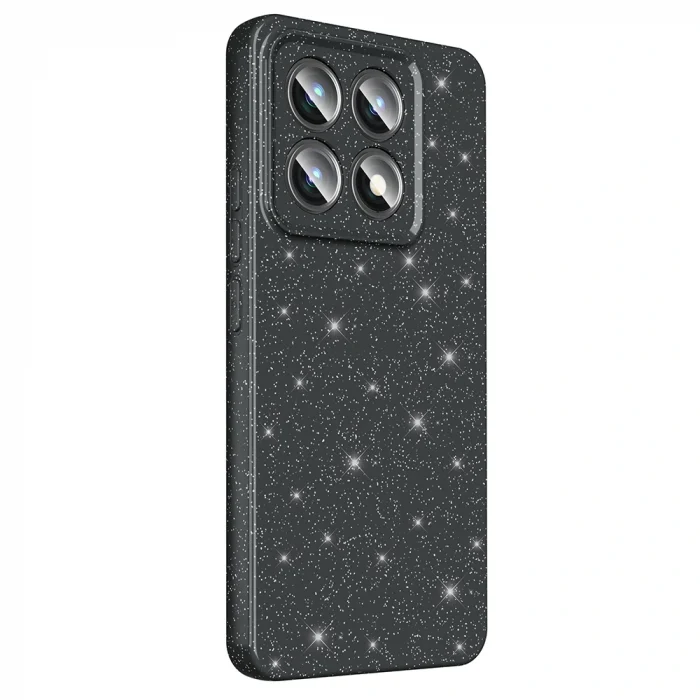 Xiaomi 14T Pro Kılıf Kamera Korumalı Simli Lüks Koton Kapak