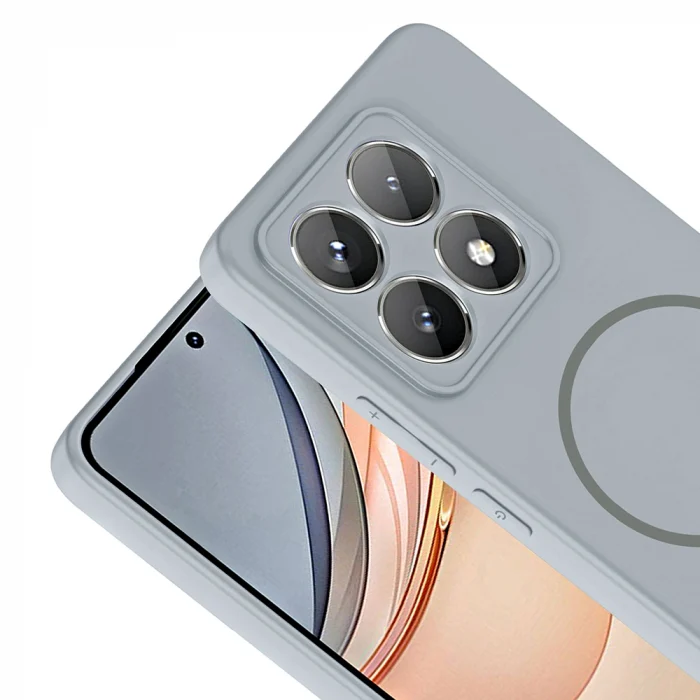 Xiaomi 14T Pro Kılıf M-safe Şarj Özellikli Meta Kapak