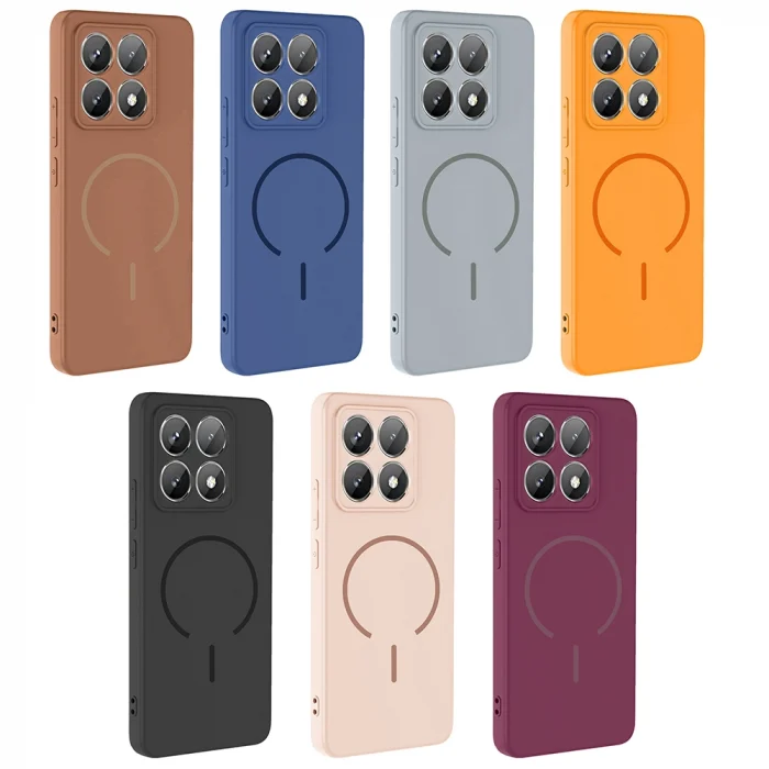 Xiaomi 14T Pro Kılıf M-safe Şarj Özellikli Meta Kapak