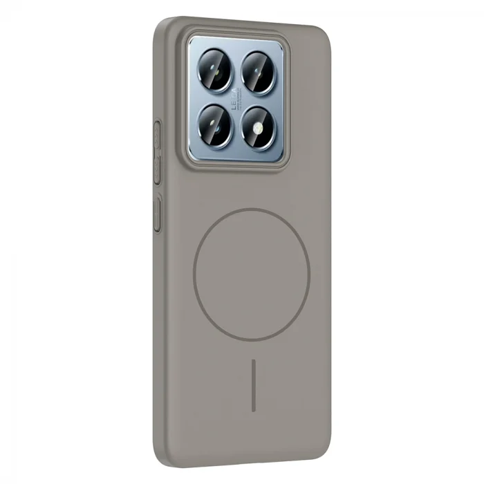 Xiaomi 14T Pro Kılıf M-safe Şarj Özellikli Ruby Sert Kapak