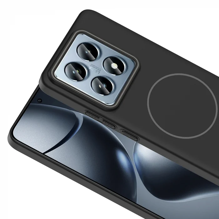 Xiaomi 14T Pro Kılıf M-safe Şarj Özellikli Ruby Sert Kapak