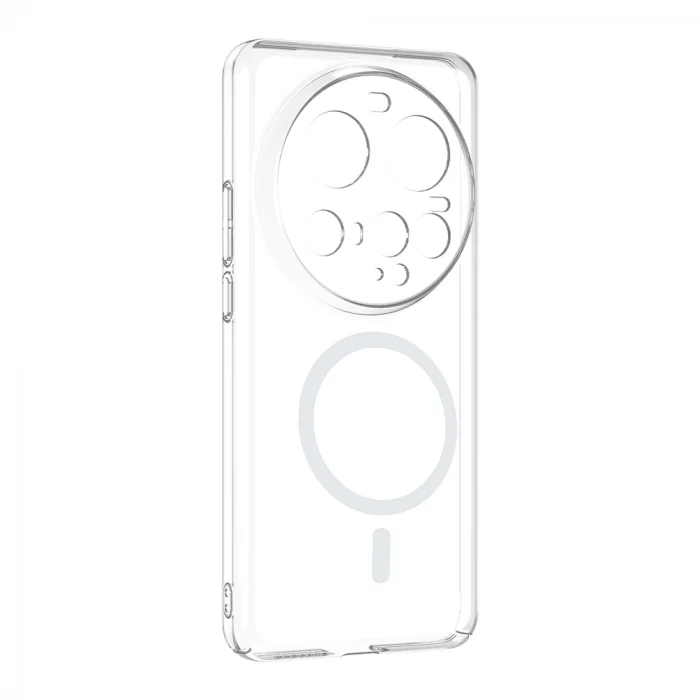Xiaomi 15 Ultra Kamera Korumalı M-Safe Şarj Özellikli Şeffaf London Sert PC Kapak