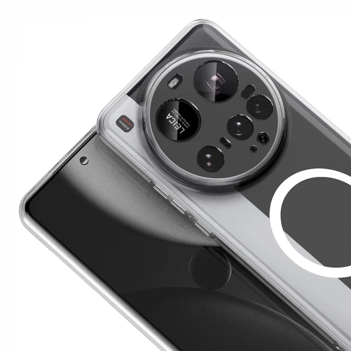 Xiaomi 15 Ultra Kamera Korumalı M-Safe Şarj Özellikli Şeffaf London Sert PC Kapak