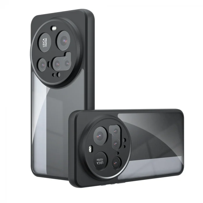 Xiaomi 15 Ultra Kılıf Kamera Korumalı Şeffaf Arka Yüzey New Roll Kapak