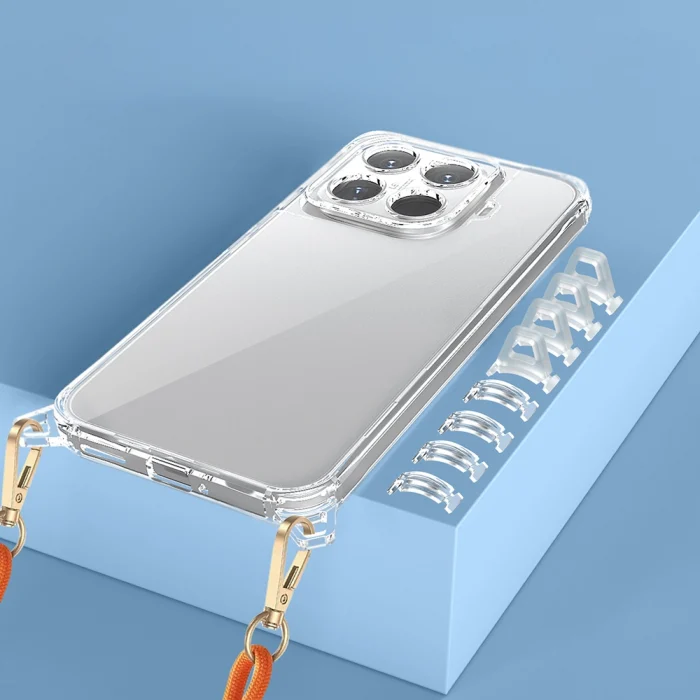 Xiaomi 15T Kılıf Airbagli Takılabilir Askı Aparatlı Zore Snap Silikon Kapak