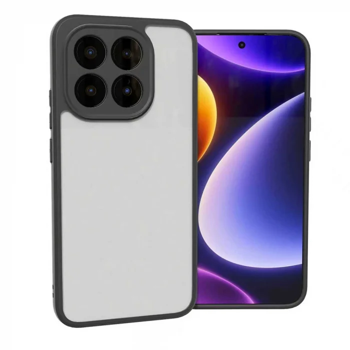 Xiaomi 15T Kılıf Kamera Korumalı Şeffaf Arka Yüzey New Roll Kapak