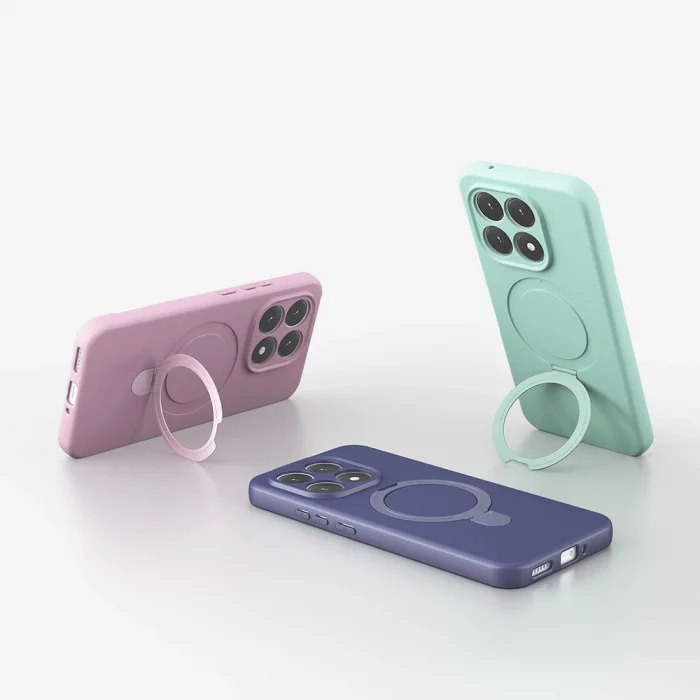 Xiaomi 15T Kılıf M-safe Şarj Özellikli Standlı Samara Kapak