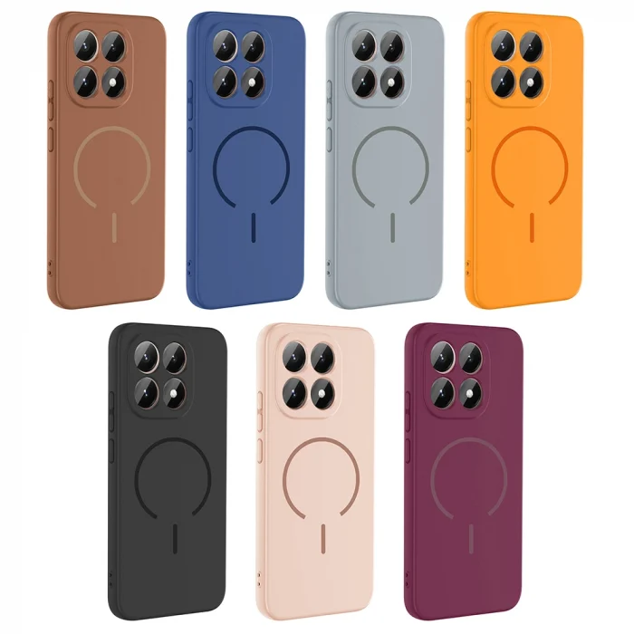 Xiaomi 15T Kılıf M-safe Şarj Özellikli Meta Kapak