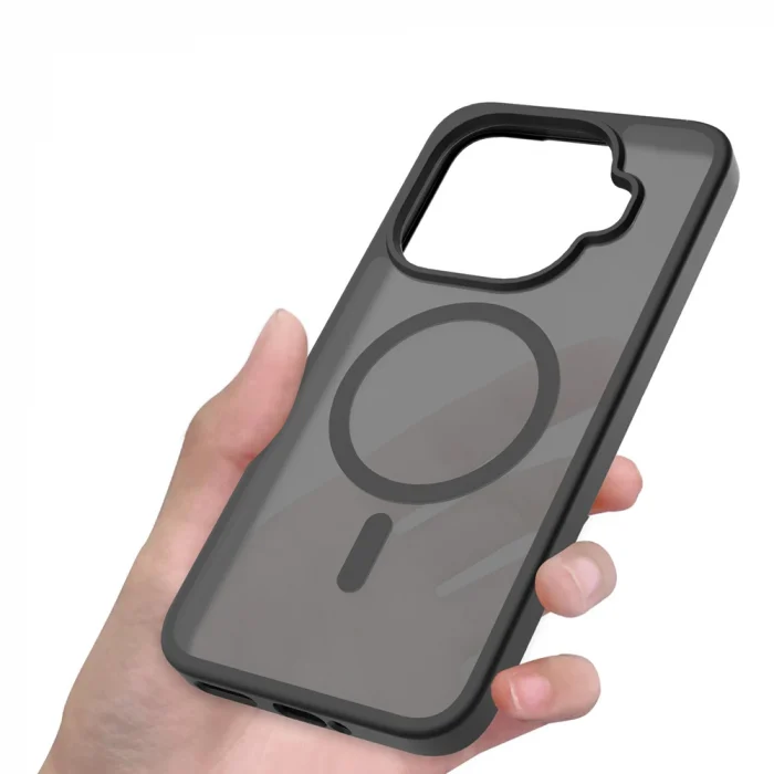 Xiaomi 15T Pro Kılıf Sert PC Arka Yüzey Wireless Şarj Özellikli Flet M-safe Kapak