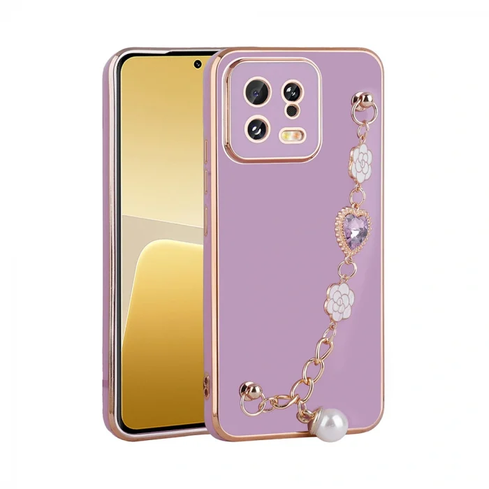 Xiaomi Mi 13 Kılıf El Tutamaçlı Kamera Korumalı Taka Silikon Kapak