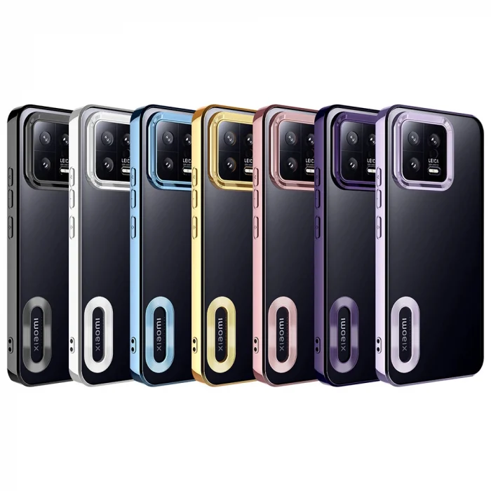 Xiaomi Mi 13 Kılıf Kamera Korumalı Logo Gösteren Omega Kapak