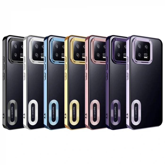 Xiaomi Mi 13 Kılıf Kamera Korumalı Logo Gösteren Omega Kapak