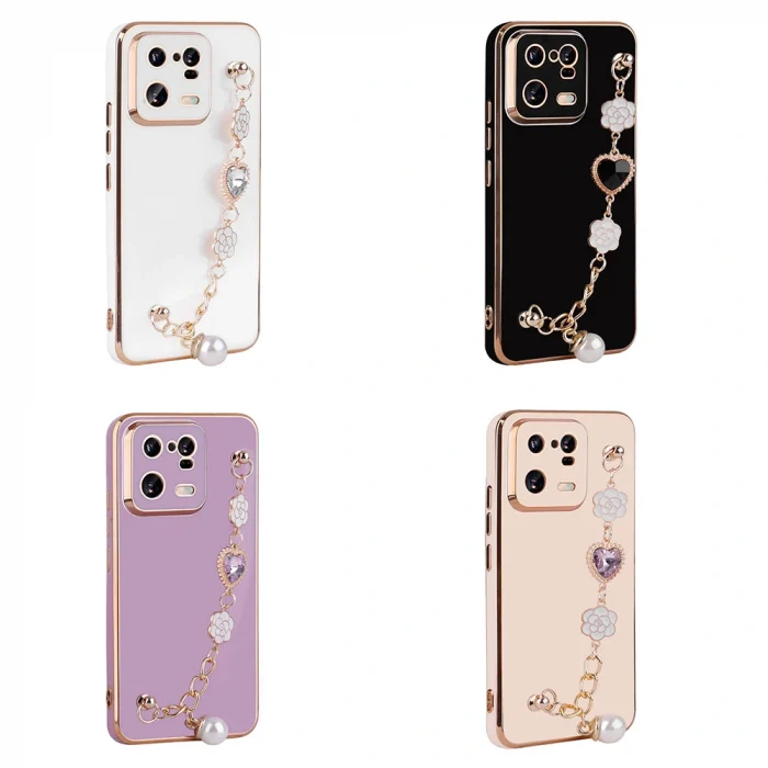 Xiaomi Mi 13 Pro Kılıf El Tutamaçlı Kamera Korumalı Taka Silikon Kapak