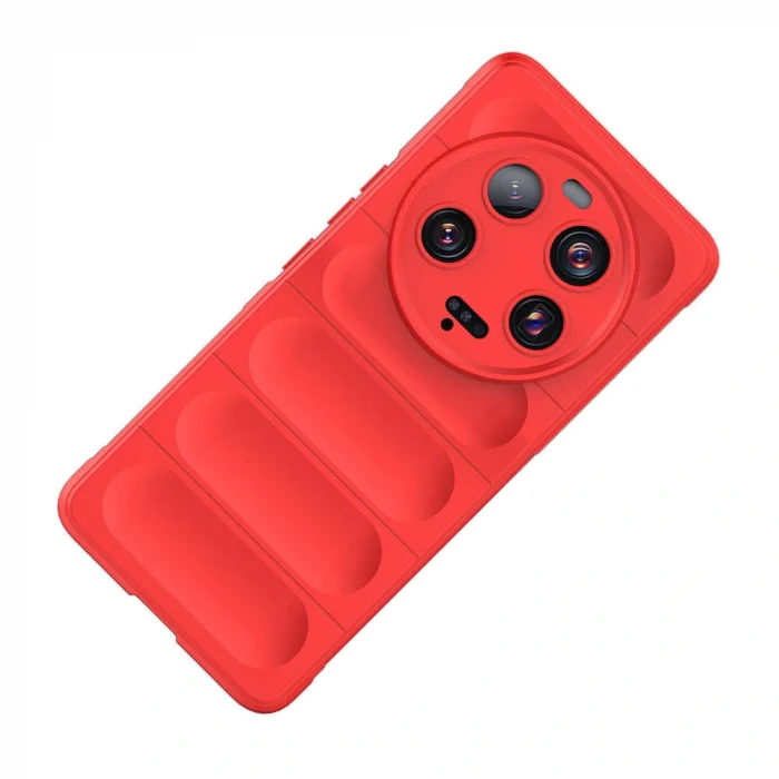 Xiaomi Mi 13 Ultra Kılıf Esnek TPU Oyuklu Arka Yüzey Tasarımlı Etnik Silikon Kapak