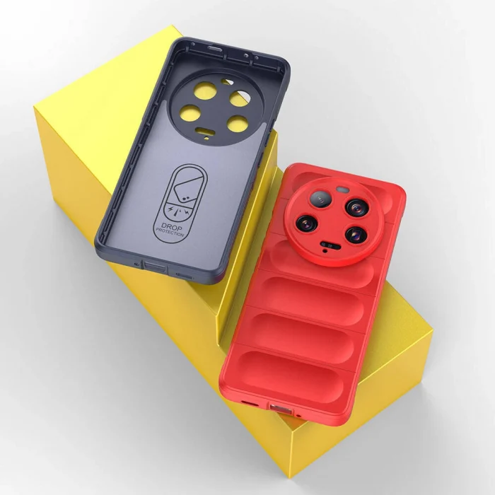 Xiaomi Mi 13 Ultra Kılıf Esnek TPU Oyuklu Arka Yüzey Tasarımlı Etnik Silikon Kapak