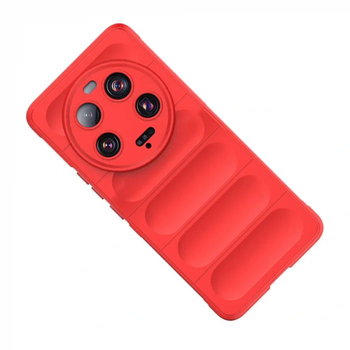 Xiaomi Mi 13 Ultra Kılıf Esnek TPU Oyuklu Arka Yüzey Tasarımlı Etnik Silikon Kapak