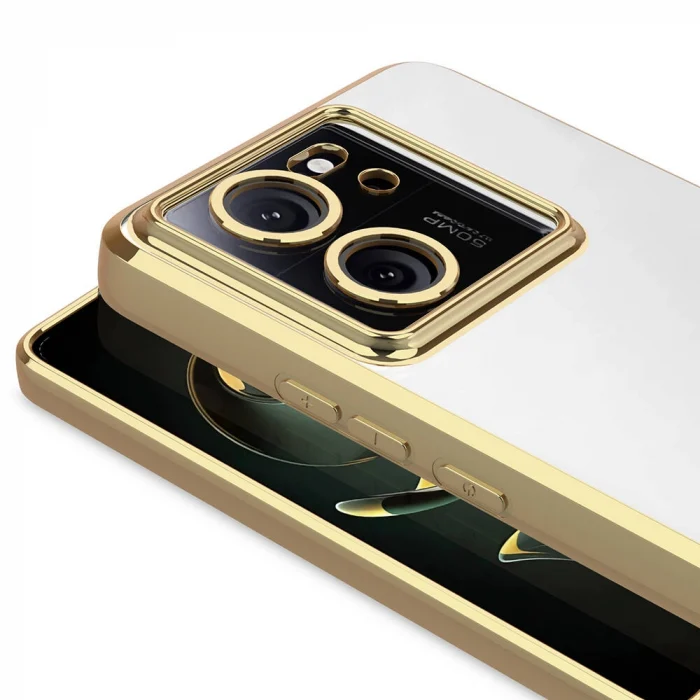 Xiaomi Mi 13T Kılıf Kamera Korumalı Logo Gösteren Omega Kapak