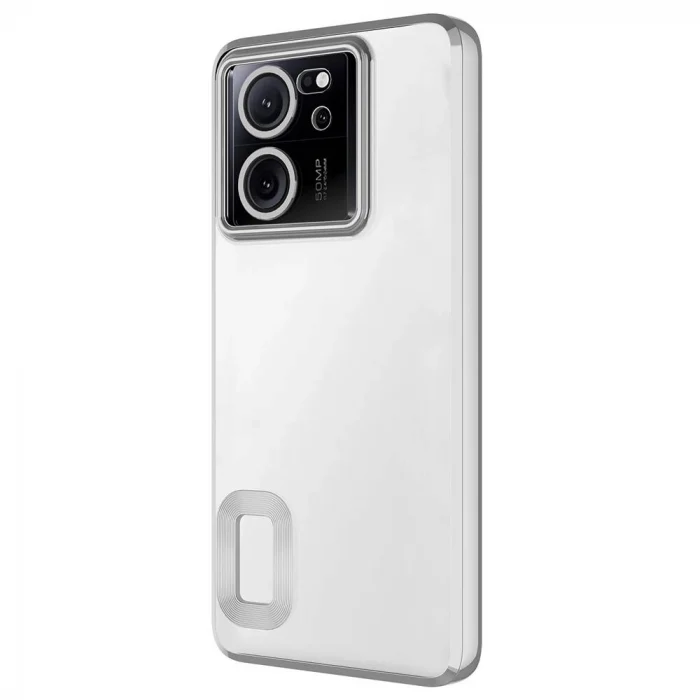 Xiaomi Mi 13T Kılıf Kamera Korumalı Logo Gösteren Omega Kapak