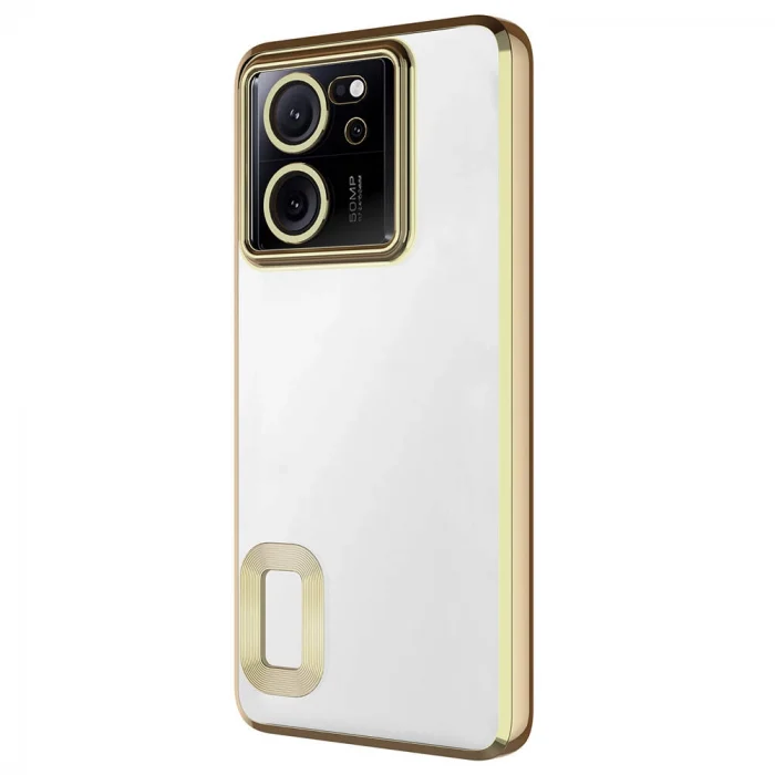 Xiaomi Mi 13T Kılıf Kamera Korumalı Logo Gösteren Omega Kapak