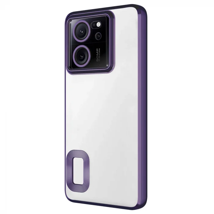 Xiaomi Mi 13T Kılıf Kamera Korumalı Logo Gösteren Omega Kapak