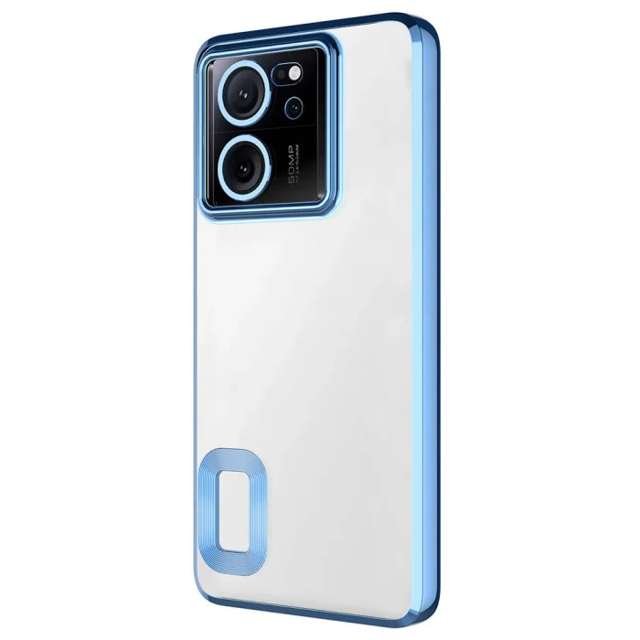 Xiaomi Mi 13T Kılıf Kamera Korumalı Logo Gösteren Omega Kapak