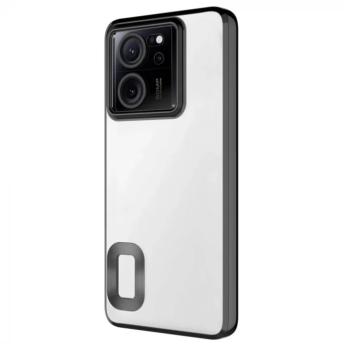 Xiaomi Mi 13T Kılıf Kamera Korumalı Logo Gösteren Omega Kapak