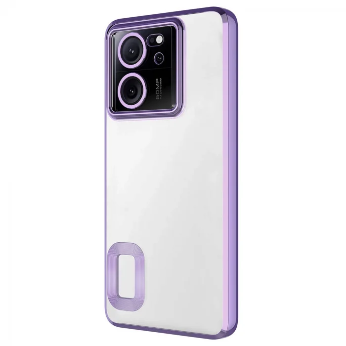 Xiaomi Mi 13T Kılıf Kamera Korumalı Logo Gösteren Omega Kapak