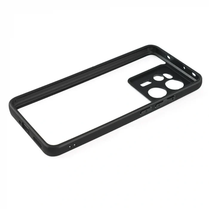 Xiaomi Mi 13T Kılıf Kamera Korumalı Şeffaf Arka Yüzey New Roll Kapak