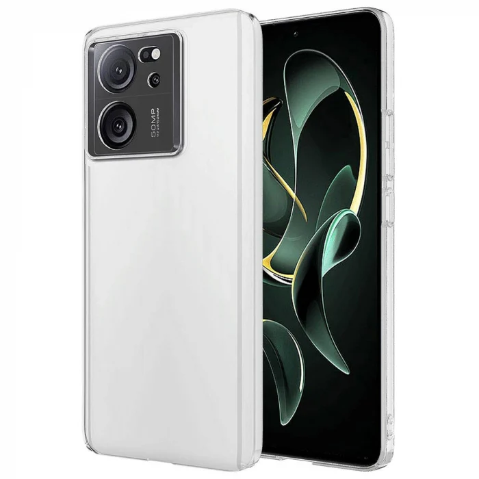 Xiaomi Mi 13T Kılıf Nano Oleofobik Özellikli Sert Arka Yüzey Droga Kapak