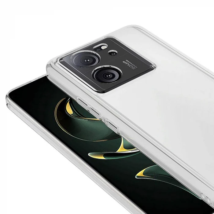 Xiaomi Mi 13T Kılıf Nano Oleofobik Özellikli Sert Arka Yüzey Droga Kapak
