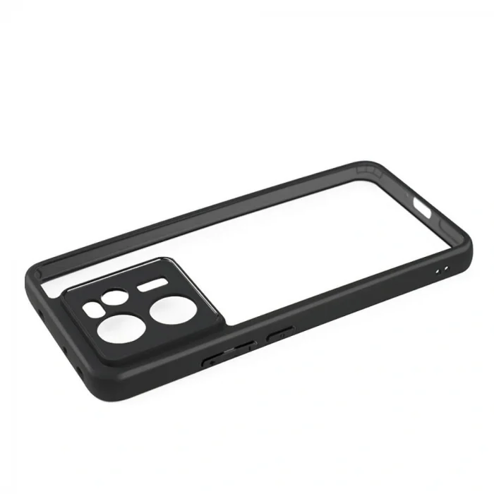 Xiaomi Mi 13T Pro Kılıf Kamera Korumalı Şeffaf Arka Yüzey New Roll Kapak