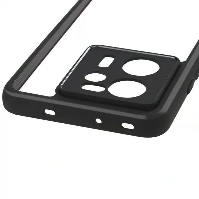 Xiaomi Mi 13T Pro Kılıf Kamera Korumalı Şeffaf Arka Yüzey New Roll Kapak