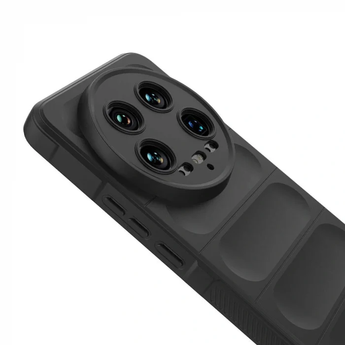 Xiaomi Mi 14 Ultra Kılıf Esnek TPU Oyuklu Arka Yüzey Tasarımlı Etnik Silikon Kapak