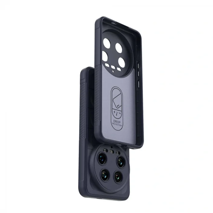 Xiaomi Mi 14 Ultra Kılıf Esnek TPU Oyuklu Arka Yüzey Tasarımlı Etnik Silikon Kapak