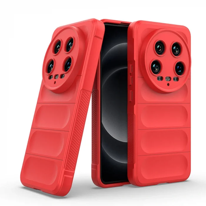 Xiaomi Mi 14 Ultra Kılıf Esnek TPU Oyuklu Arka Yüzey Tasarımlı Etnik Silikon Kapak