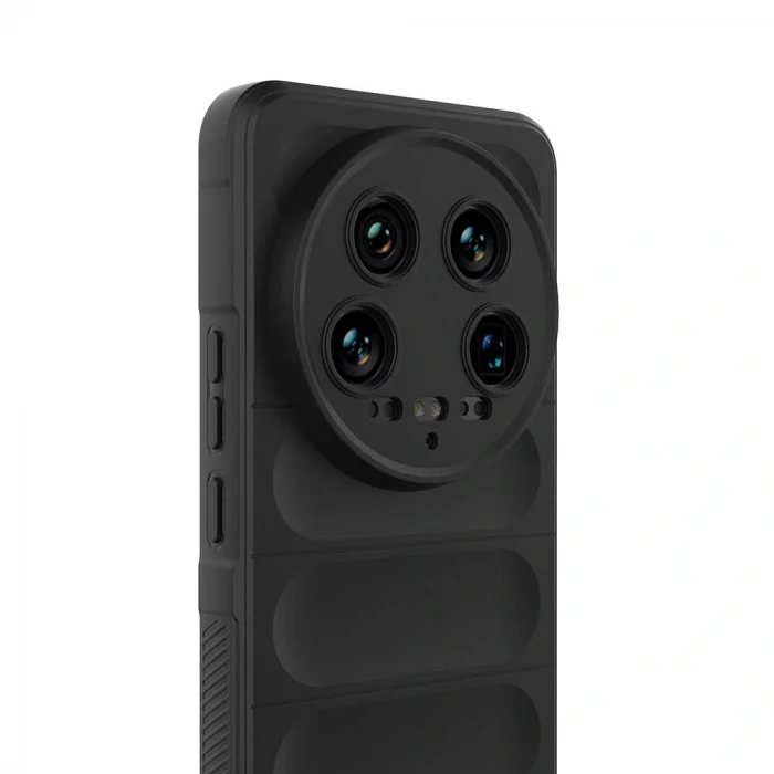 Xiaomi Mi 14 Ultra Kılıf Esnek TPU Oyuklu Arka Yüzey Tasarımlı Etnik Silikon Kapak