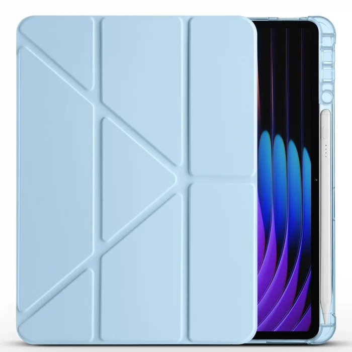Xiaomi Pad 7 Kılıf Tri Folding Kalem Bölmeli Standlı Kılıf