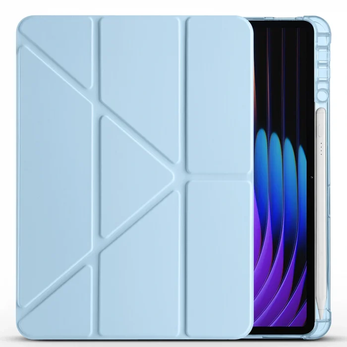 Xiaomi Pad 7 Kılıf Tri Folding Kalem Bölmeli Standlı Kılıf