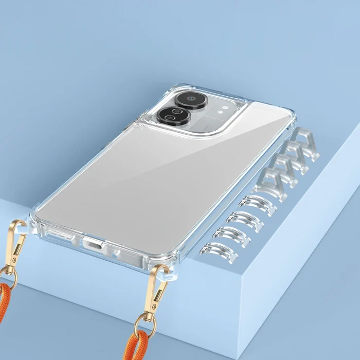 Xiaomi Poco C65 Kılıf Airbagli Takılabilir Askı Aparatlı Snap Silikon Kapak