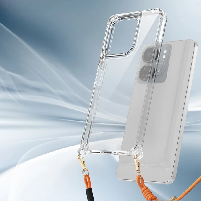 Xiaomi Poco C65 Kılıf Airbagli Takılabilir Askı Aparatlı Snap Silikon Kapak