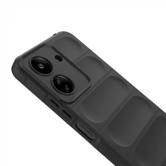 Xiaomi Poco C65 Kılıf Esnek TPU Oyuklu Arka Yüzey Tasarımlı Etnik Silikon Kapak