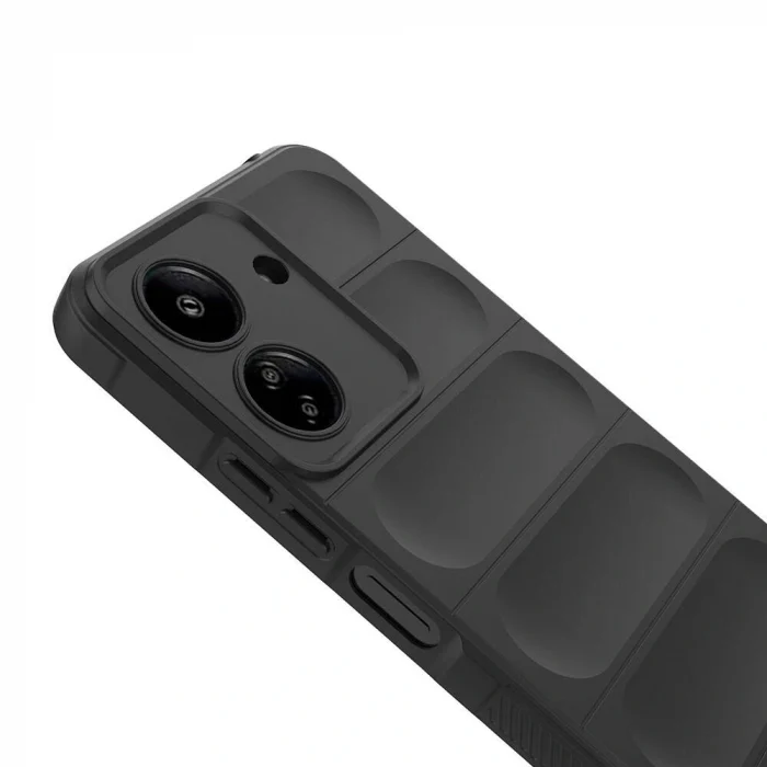 Xiaomi Poco C65 Kılıf Esnek TPU Oyuklu Arka Yüzey Tasarımlı Etnik Silikon Kapak