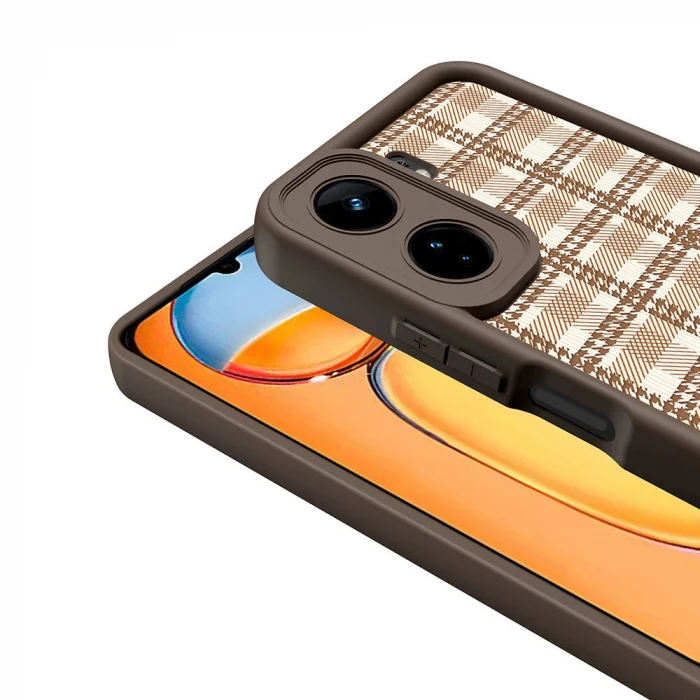 Xiaomi Poco C65 Kılıf Kamera Korumalı Baskılı Arka Yüzey Klas Kapak