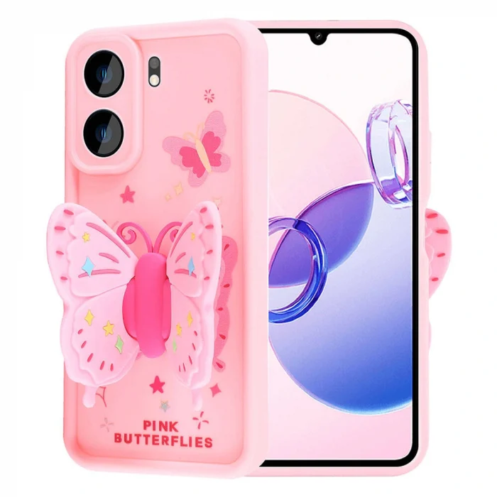 Xiaomi Poco C65 Kılıf Kamera Korumalı Figür Tasarımlı Kapya Kapak