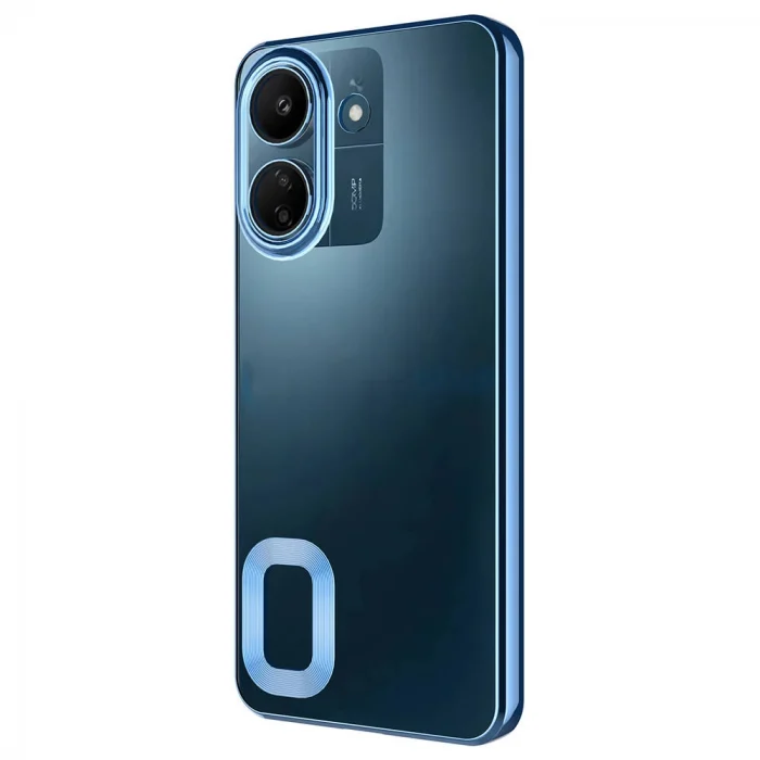 Xiaomi Poco C65 Kılıf Kamera Korumalı Logo Gösteren Omega Kapak