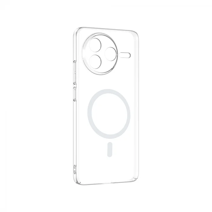 Xiaomi Poco F7 Pro Kamera Korumalı M-Safe Şarj Özellikli Şeffaf London Sert PC Kapak