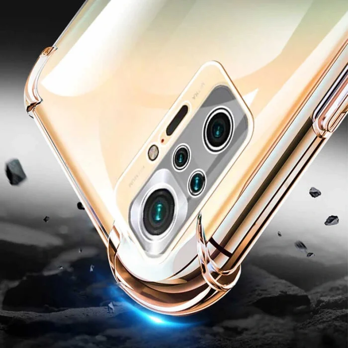 Xiaomi Poco M5S Kılıf Kamera Korumalı Nitro Anti Shock Silikon